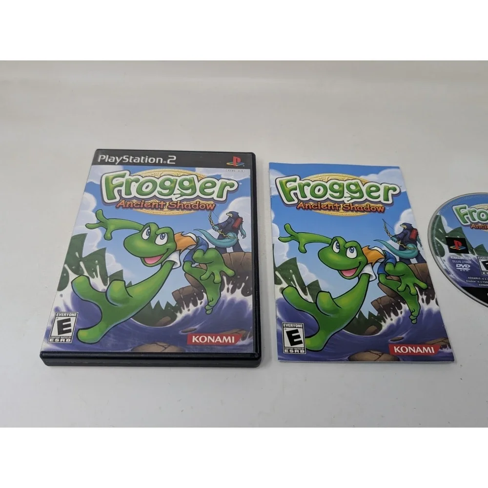 Frogger Ancient Shadow‎ PlayStation 2 2005 PS2 Game Complete CIB Platformer VTG